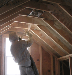 Carrollton TX attic spray foam insulation